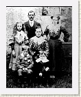 1907 Elspeth Beatson with parents, James Beatson and Janet Gray, brothers Jim and Bob, and possibly her grandmother, Elizabeth Lawrie (photo, Jim Lewis)..